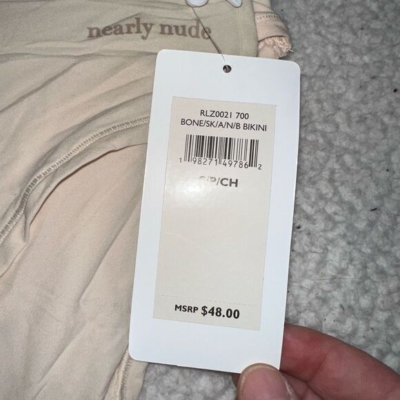 Nearly Nude Small Bikini Underwear Set of 5 Pairs Light Tan and Pink Womens NWT - Picture 5 of 7